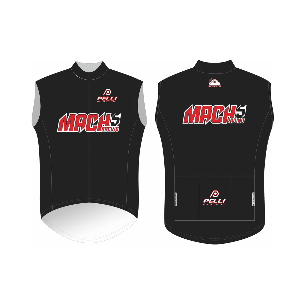 MACH 5 RACING - PROTO Vest - BLK/RED