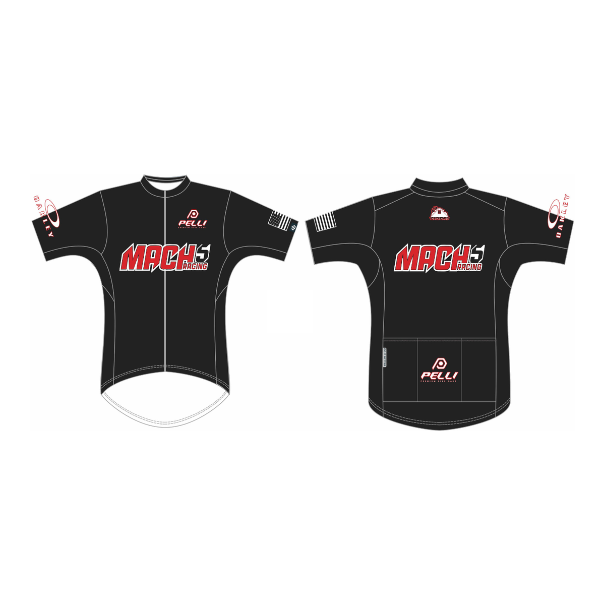 MACH 5 RACING - PROTO Jersey - BLK/RED