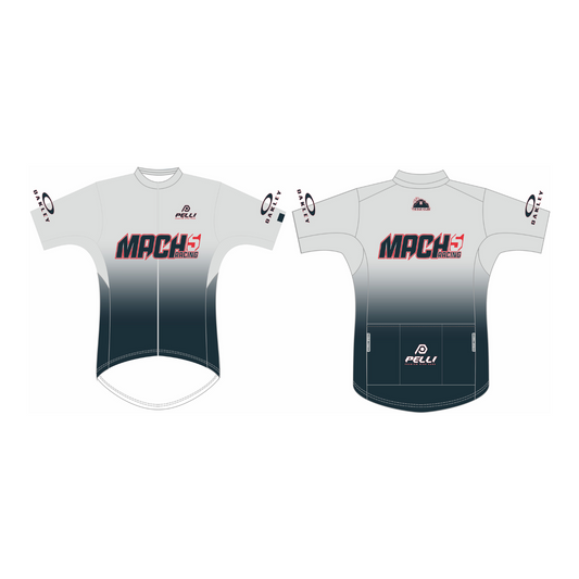 Women's - MACH 5 RACING - Gray to Black Fade Jersey - '25