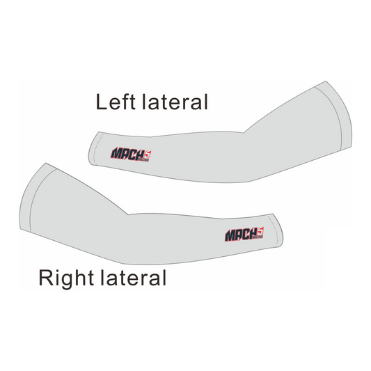 MACH 5 RACING - GRAY Arm Warmers - '25