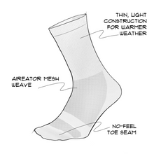 Load image into Gallery viewer, PROTO Socks - 6&quot;